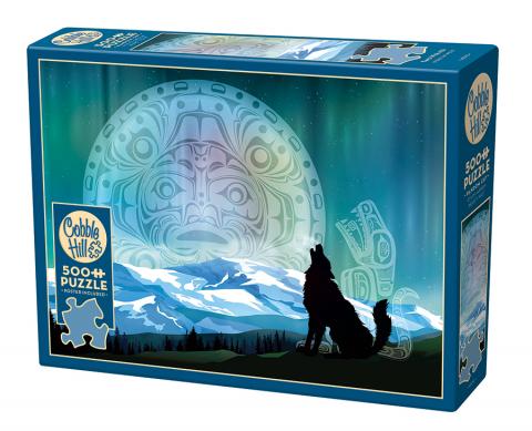 Two Wolves - 500 Pieces image 0